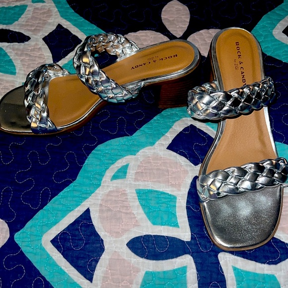 Rock and Candy silver slides - Picture 2 of 5